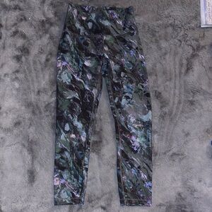 lululemon athletica Multicolor Marble Print High-Rise Leggings